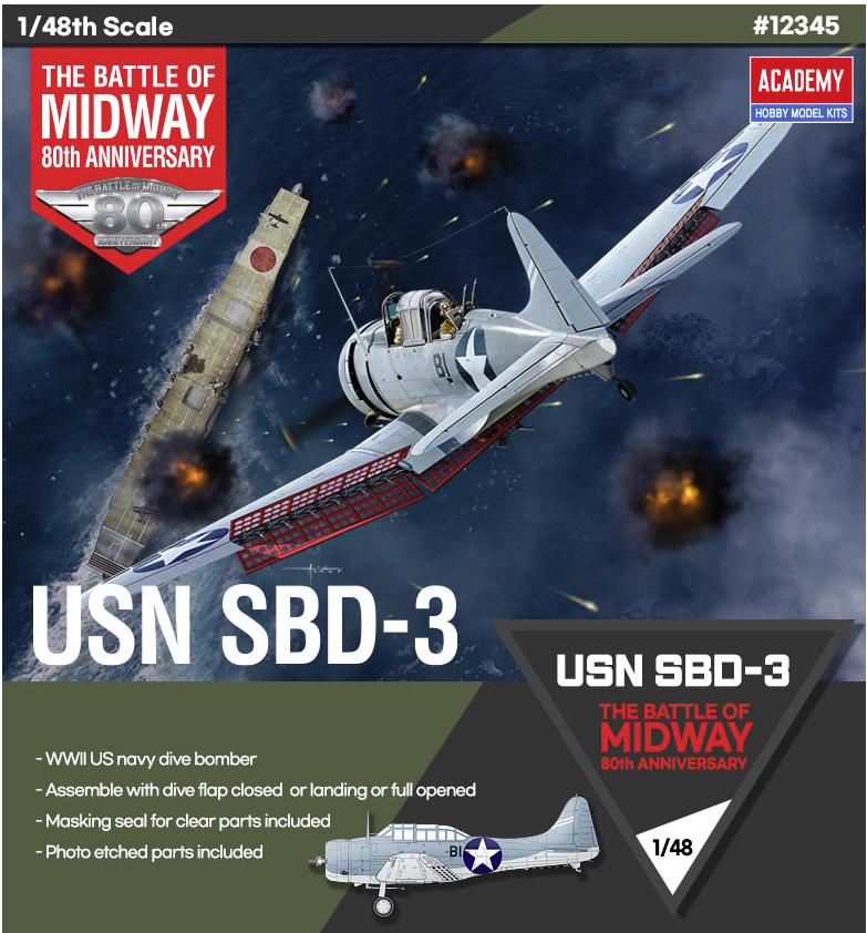 Academy 12345 USN SBD-3 &amp;quot;Battle of Midway&amp;quot; 1/48 – image 2