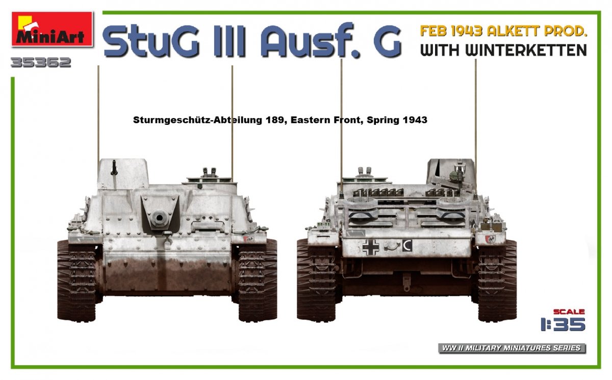 Mini Art 35362 StuG III Ausf. G FEB 1943 ALKETT PROD. WITH WINTERKETTEN 1/35 – image 9
