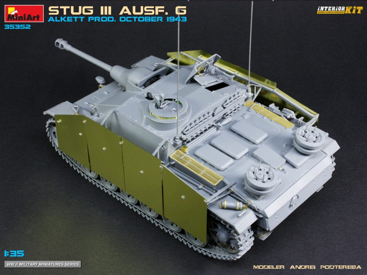 MiniArt 35352 STUG III AUSF. G ALKETT PROD. OCTOBER 1943 INTERIOR KIT 1/35 – image 4