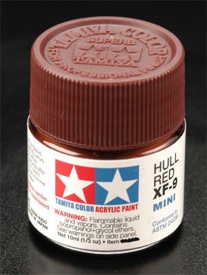 Tamiya XF9 Hull Red (81709) Acrylic paint 10ml – imagen 2