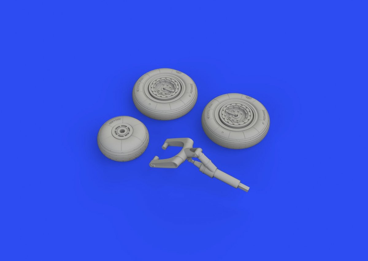 Eduard 648622 MiG-15 wheels BRONCO / HOBBY 2000 1/48 – Bild 2