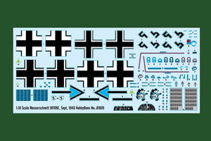 Hobby Boss 81809 Messerschmitt Bf109E Sept 1940 1/18 – Bild 2
