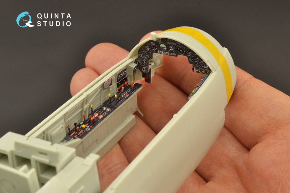 Quinta Studio QD32114 Ju 88A-4 3D-Printed &amp;amp; coloured Interior on decal paper ( Revell ) 1/32 – zdjęcie 9