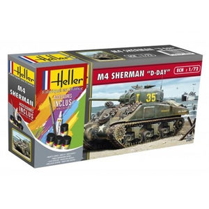 Heller 56892 M4 Sherman &amp;quot;D-Day&amp;quot; - Starter Set 1/72