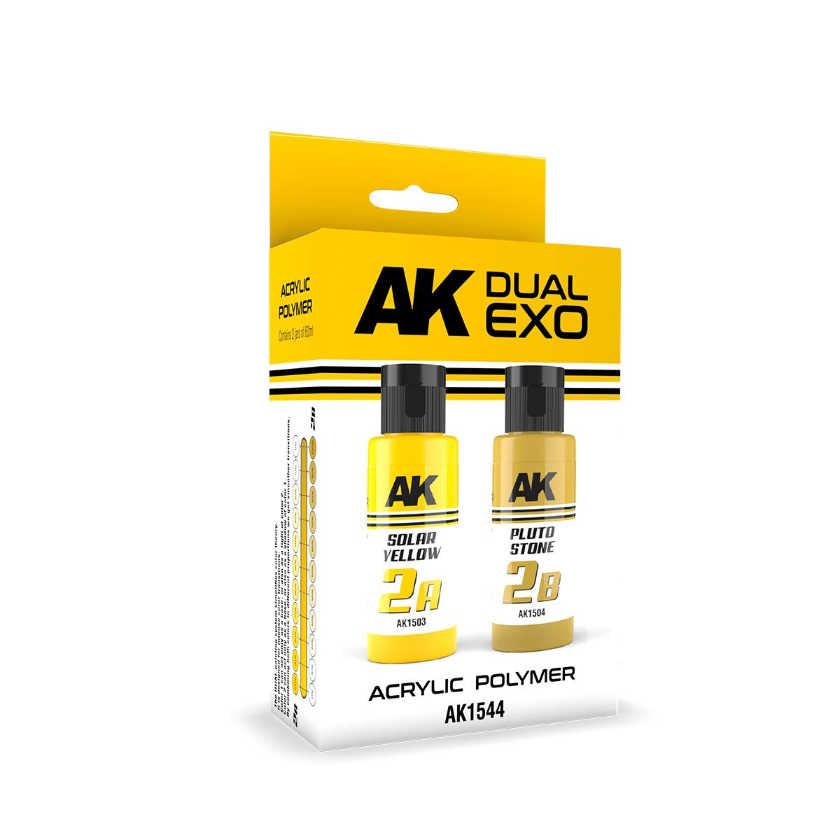 AK Interactive AK1544 DUAL EXO SET 2 – 2A JAUNE SOLAIRE &amp; 2B PIERRE DE PLUTON
