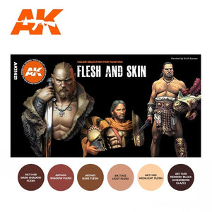 AK Interactive AK11621 FLESH AND SKIN COLORS – image 2