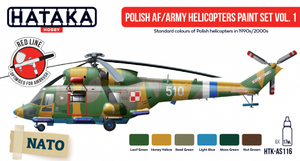Hataka HTK-AS116 Polish AF / Army Helicopters paint set vol. 1 6x17 ml – Bild 2