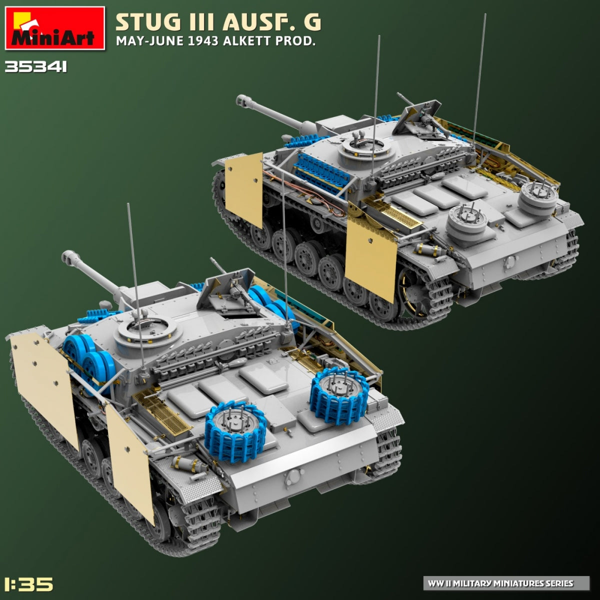 MiniArt 35341 STUG III AUSF. G MAY-JUNE 1943 ALKETT PROD. 1/35 – Bild 9