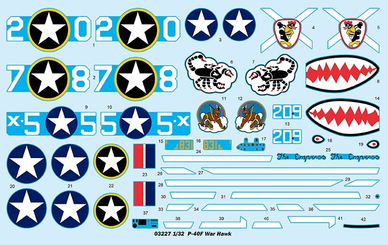 Trumpeter 03227 P-40F War Hawk 1/32 – zdjęcie 6