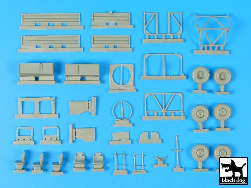 Black Dog T35182 Unimog Belgian special forces accessories set 1/35 – Bild 7
