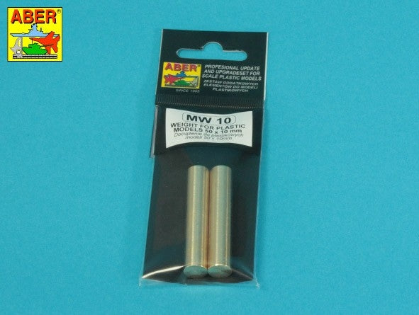 Aber MW-10 WEIGHT FOR PLASTIC MODELS 50 x 10 mm x 2 pcs. – Bild 4