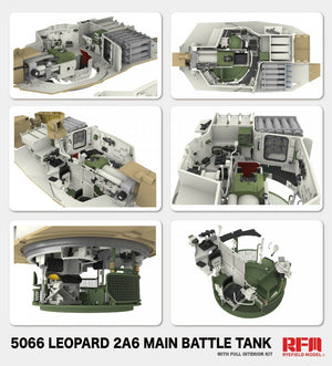 Rye Field Model 5066 Leopard 2 A6 - FULL INITERIOR 1/35 – obrázek 5