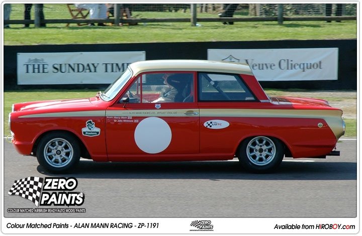 Zero Paints ZP-1191 Alan Mann Racing Paints Red/Gold 2x30ml – image 3