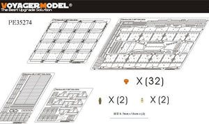 Voyager Model PE35274 Modern Merkava Mk.IV MBT Side Skirts (For ACADEMY 13213) 1/35 – image 2