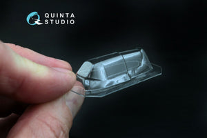 Quinta Studio QC48003-S Yak-1 vacuformed clear canopy 1 pcs (for SF or Modelsvit kit) 1/48 – Bild 2