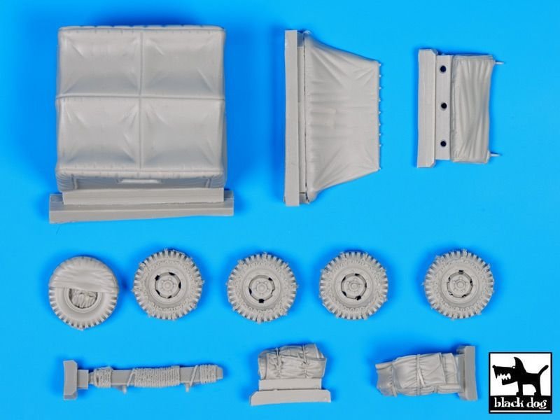 Black Dog T35102 US Dodge accessories set 1/35 – obrázek 6