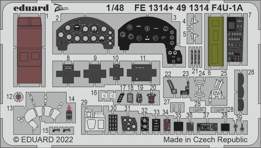 Eduard BIG49356 F4U-1A HOBBY BOSS 1/48 – immagine 4
