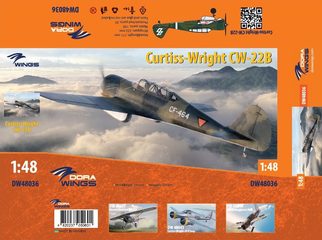 Dora Wings 48036 Curtiss-Wright CW-22B 1/48 – image 6