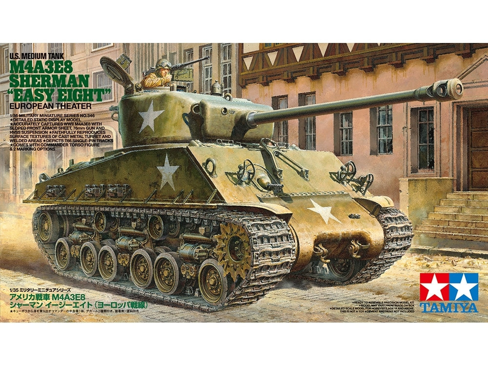 Tamiya 35346 US Medium Tank M4A3E8 Sherman Easy Eight – obrázek 2