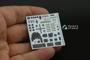 Quinta Studio QD48098 Ju 87B-2/R-2 3D-Printed &amp;amp; colored Interior on decal paper (Hasegawa) 1/48 – immagine 7
