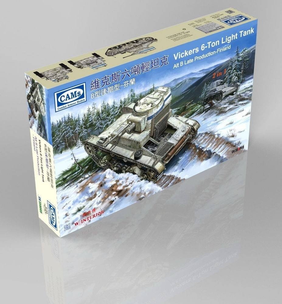 Riich CV35A009 Vickers 6-ton light tank Alt B Late Production Finland 1/35 – image 2