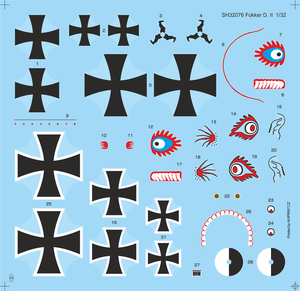 Special Hobby 32076 Fokker D. II Grunzweigs Planes 1/32 – image 2