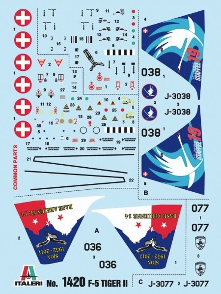 Italeri 1420 F-5E Swiss Air Force 1/72 – Bild 5