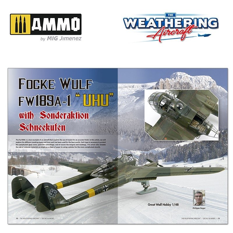 AMMO of Mig Jimenez 5217 The Weathering Aircraft Issue 17. DECALS &amp;amp; MASKS (English) – Bild 2