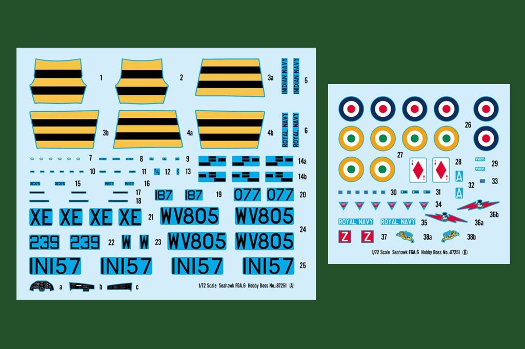 Hobby Boss 87251 Hawker Seahawk FGA.6 1/72 – image 3