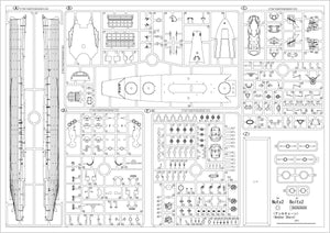 Pontos 70002R1 IJN Battleship Yamato 1945 (New Tool Full Hull ) 1/700 – Bild 7
