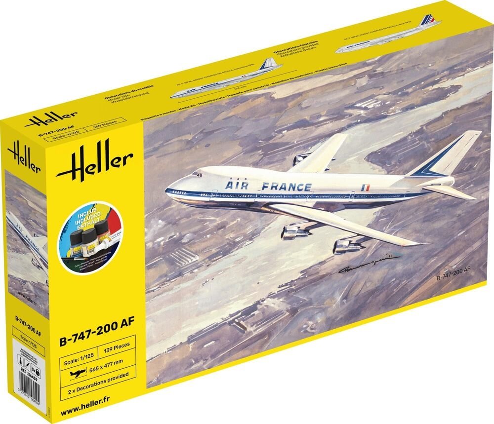 Heller 56459 Starter Kit - B-747-200 AF 1/125 – obrázek 2