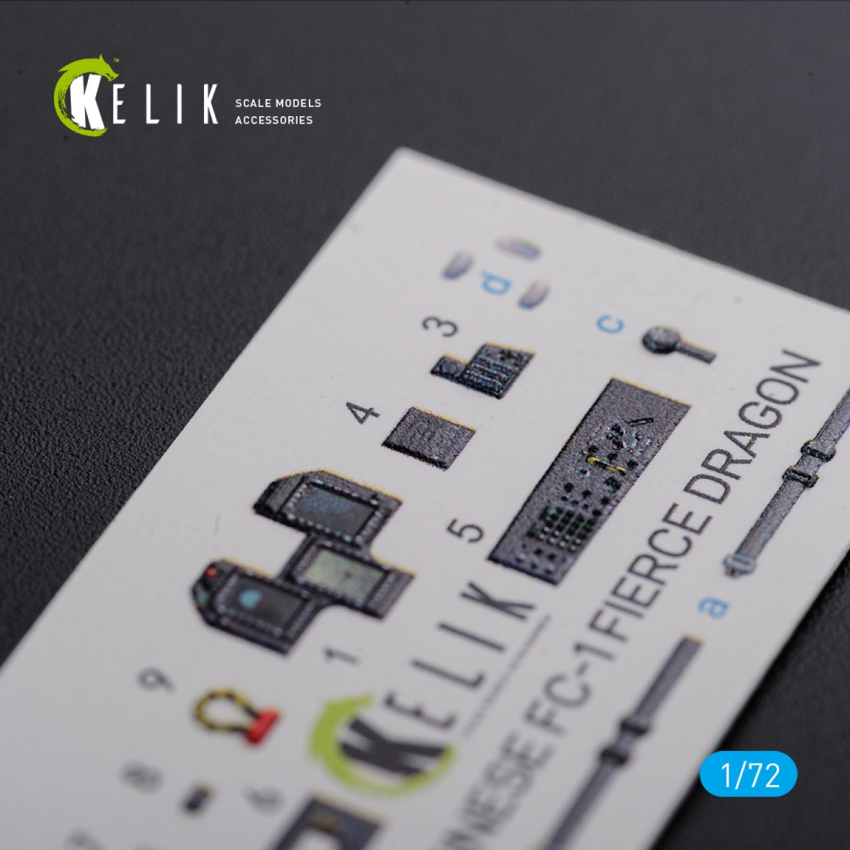 KELIK K72101 Chinese FC-1 Fierce Dragon interior 3D decals for Trumpeter kit 1/72 – imagen 6