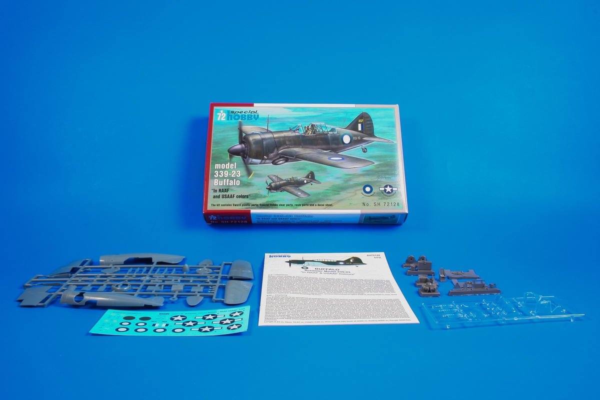 Special Hobby 72128 Buffalo model 339-23 In RAAF and USAAF colors 1/72 – image 2