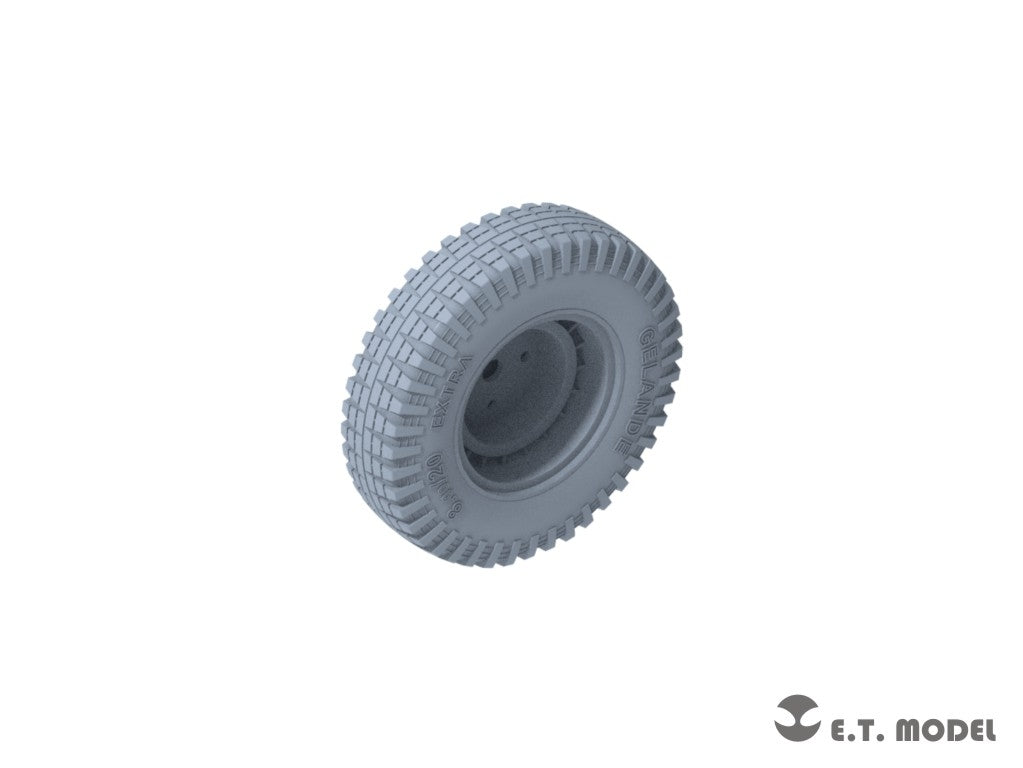 ET Model P35-101 WWII German Sd.Kfz.234 Small Diameter Weighted Wheels Type.1 1/35 – image 5