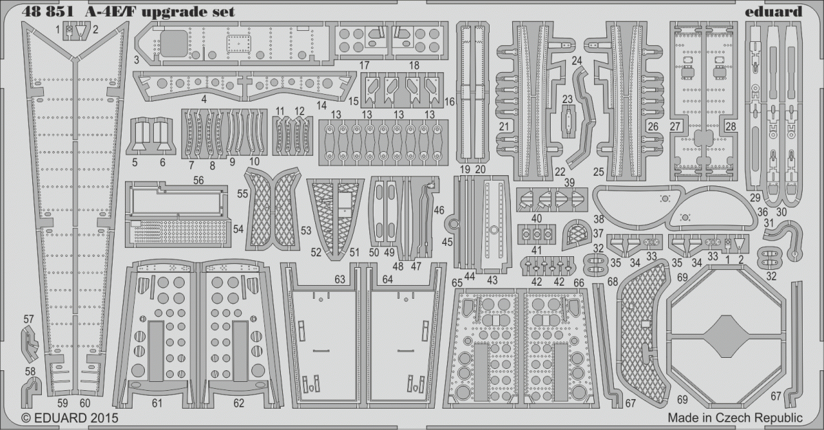 Eduard 48851 A-4E/ F upgrade set 1/48 EDUARD, HASEGAWA