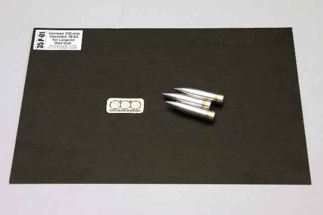 Aber 35P-01 German 280mm Grenates 39/42 for Leopold Rail Gun – obrázek 2