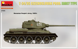 MiniArt 37085 T-34/85 CZECHOSLOVAK PROD. EARLY TYPE 1/35 – zdjęcie 6