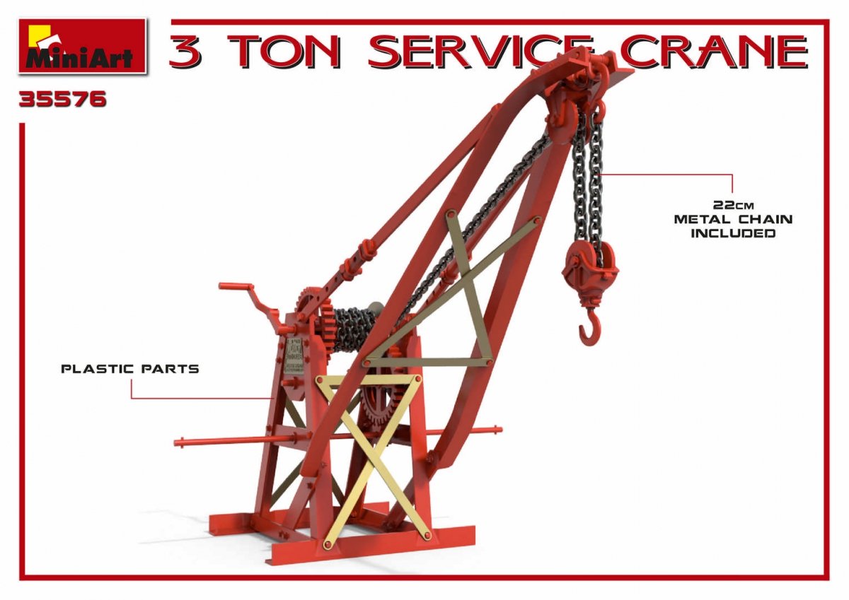 MiniArt 35576 3 TON SERVICE CRANE 1/35 – Bild 3