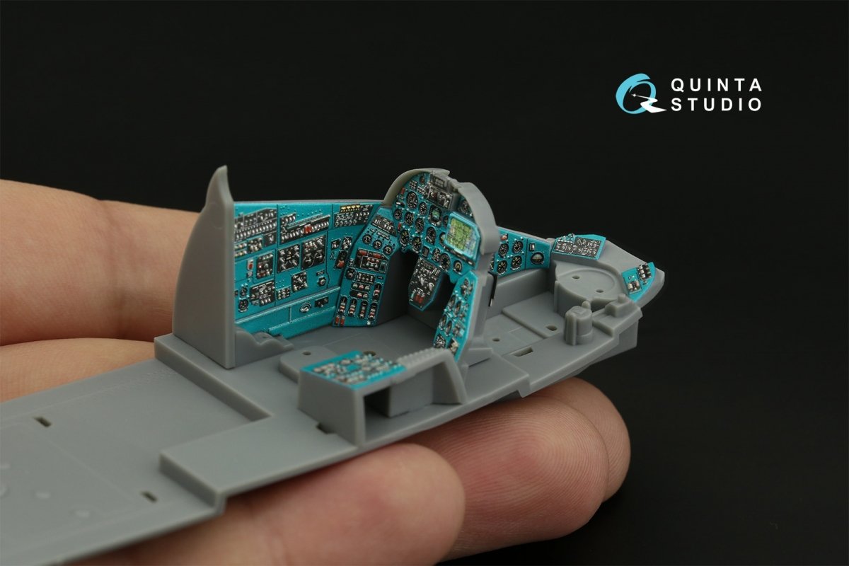 Quinta Studio QDS-48356 Mi-24D 3D-Printed &amp;amp; colored Interior on decal paper (Trumpeter) (Small version) 1/48 – immagine 9
