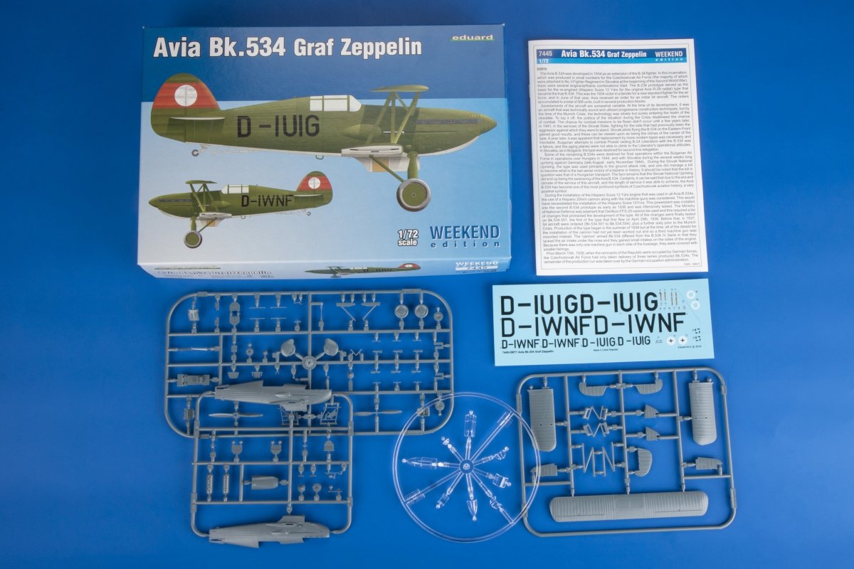 Eduard 7445 Avia Bk-534 Graf Zeppelin 1/72 – Bild 2