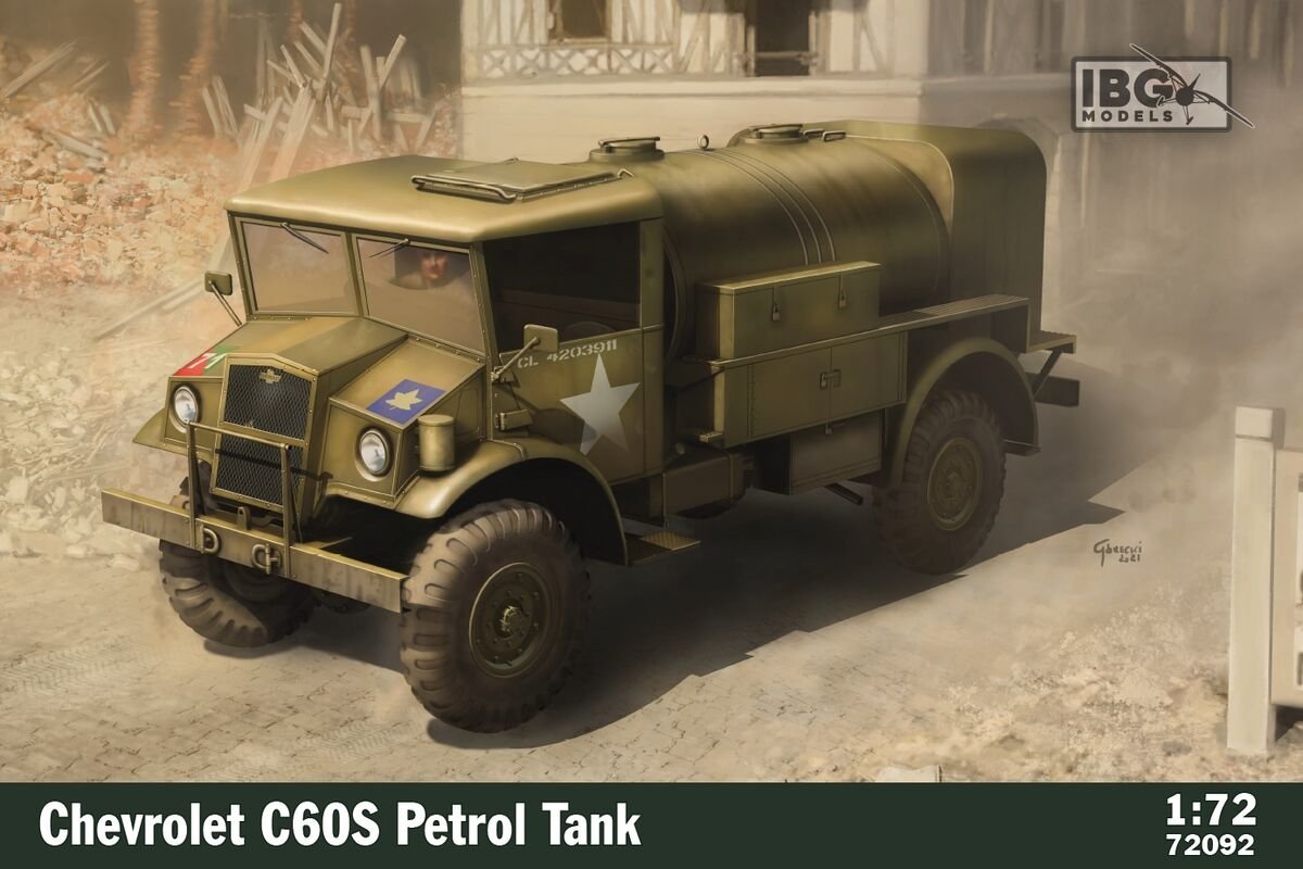 IBG 72092 Réservoir d'essence Chevrolet C60S 1/72