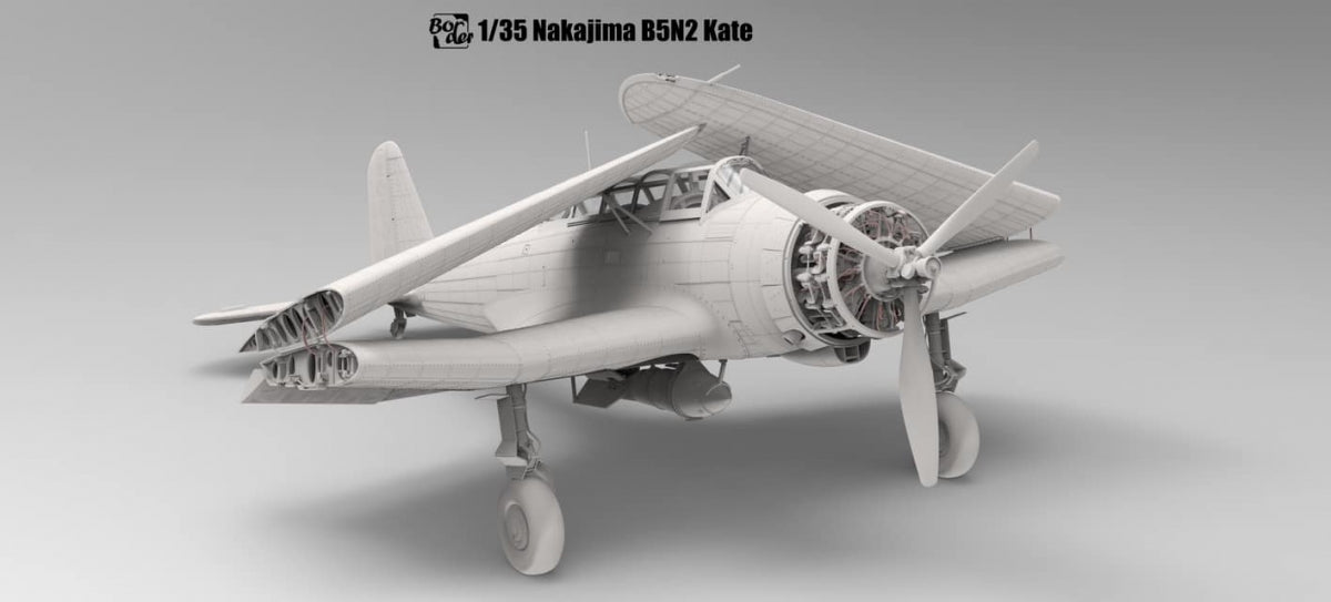 Border Model BF-005 Nakajima B5N2 Type 97 Carrier Attack Bomber &amp;quot;Kate&amp;quot; w/ Full interior 1/35 – Bild 3