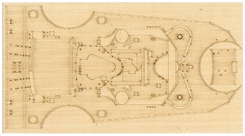 I Love Kit 66602 Bismarck Detail set for TRUMPETER 03702 1/200 – image 2