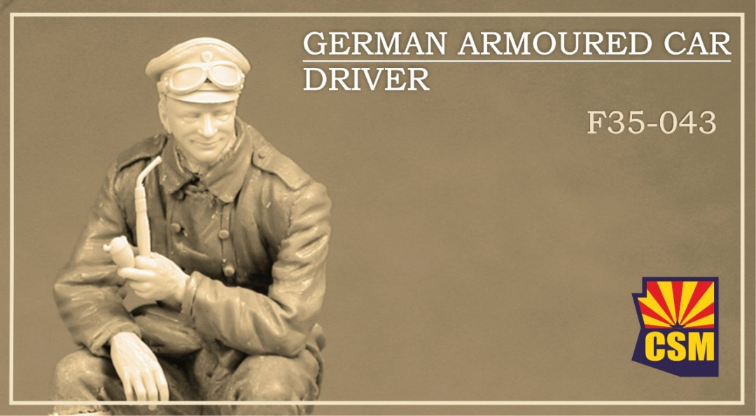 Copper State Models F35-043 German armored car driver 1/35