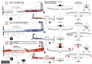 Kovozavody Prostejov KPM0232 Cessna C-180/185 Skywagon 1/72 – obrázek 2