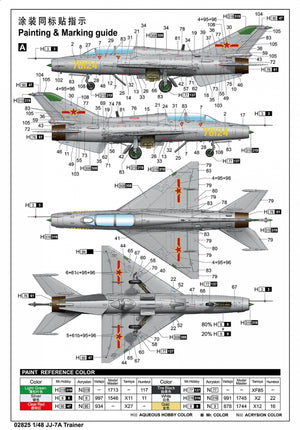 Trumpeter 02825 JJ-7A Trainer 1/48 – image 5
