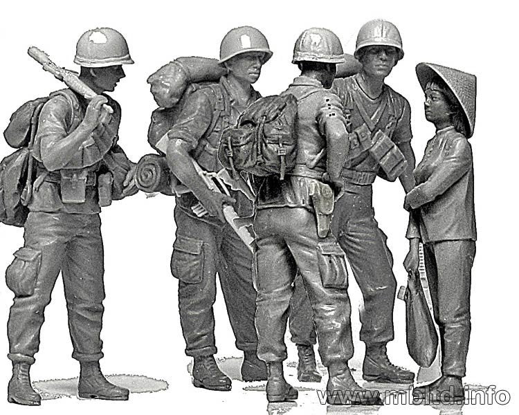 Master Box 3599 US Marines &amp;quot;Patrolling&amp;quot; (Vietnam War series) 1/35 – image 11