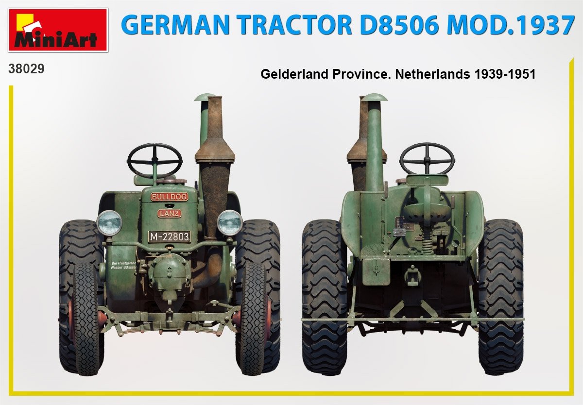 MiniArt 38029 GERMAN TRACTOR D8506 MOD. 1937 1/35 – image 5