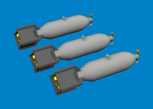 Eduard 6481083 P-40 100lb M30 US bombs PRINT EDUARD 1/48 – image 3
