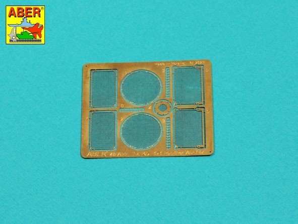 Aber 48A33 Grilles for Panther D 1/48 – immagine 3